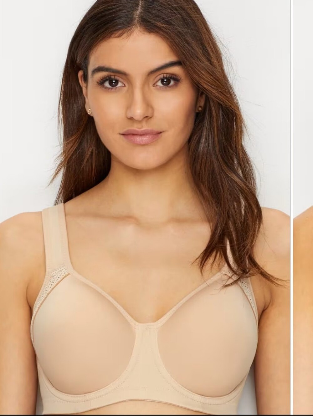 Wacoal Contour Sport Bra Underwire Bra - Beige Size 36D NEW
